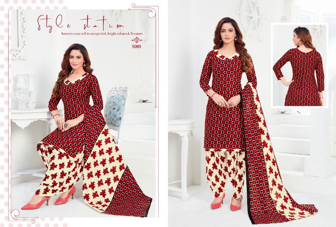 Laado Rio 14 Regular Wear Printed Pure Cotton Dress Material Collection 